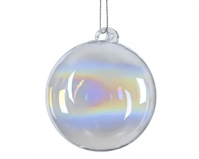 Julkula 15cm Klar Iris Glas 