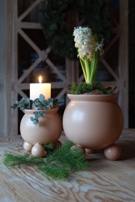 Kruka Anya Puderrosa Matt 18x20cm