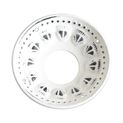 Ljusmanschett Vit 6,5cm
