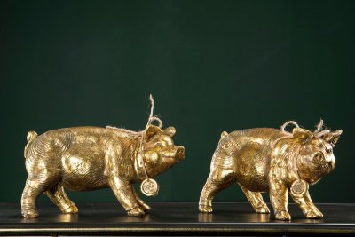 God Jul sigill Guld 4cm