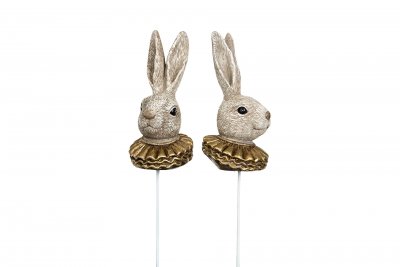 Kaninhuvud Stick 10cm