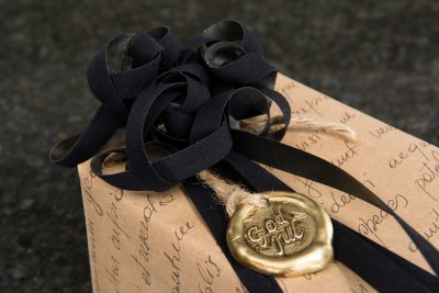 God Jul sigill Guld 4cm