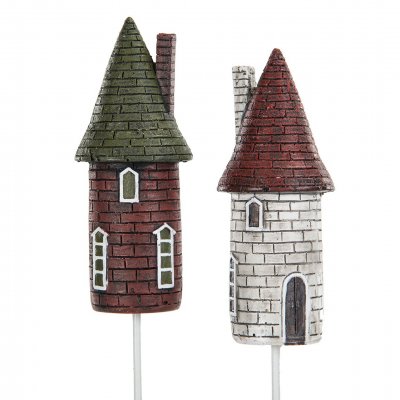 Hus Trollskogen stick 8cm