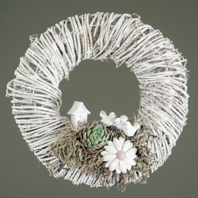 Blomma Daisy Vit 6,5cm stick