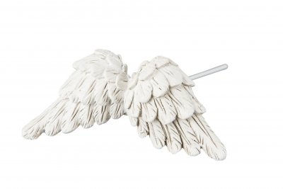 Änglavingar Vit stick 8cm