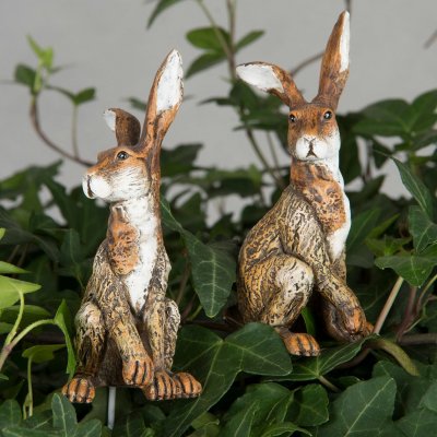 Hare Old Stick Brun Poly 8cm