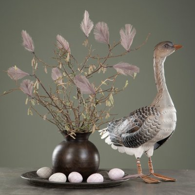 Fjäder Syntetisk Tråd 17cm 12-pack Lila