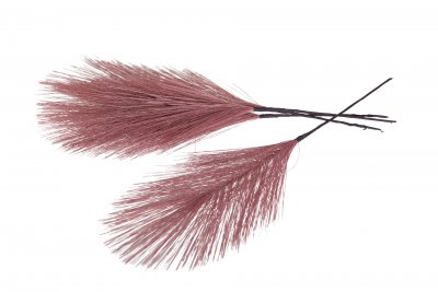 Fjäder Syntetisk Tråd 17cm 12-pack Rosa