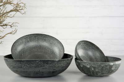 Skål Delicata Grå 25x25x9cm