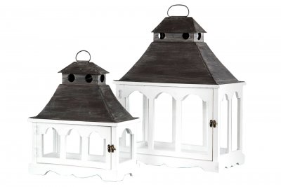 Trälykta House Svart Stor