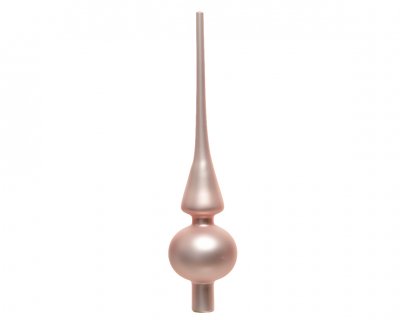 Julgranstopp 6x26cm Ljusrosa Matt