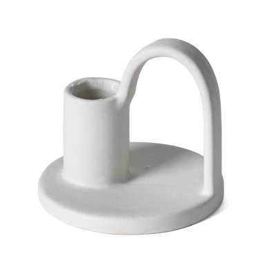 Ljusstake Gränna Vit 8x7,5cm
