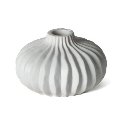 Ljusstake Fårö Vit 13x8cm