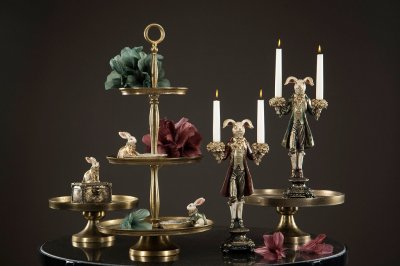 Fjäder Blom 12-pack Grönblå