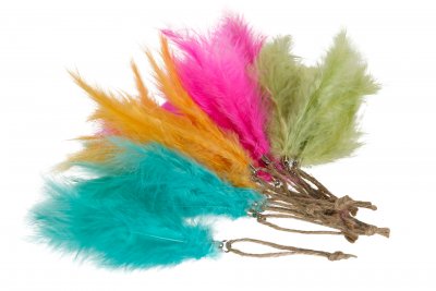 Fjäder Vippa Hänge 12-pack Mix