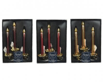 Juldekoration Ljus 4,3x4,8cm 3-pack
