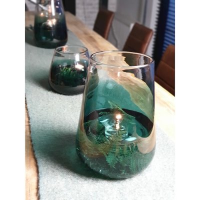Oljelampa Glas Flytande 14cm