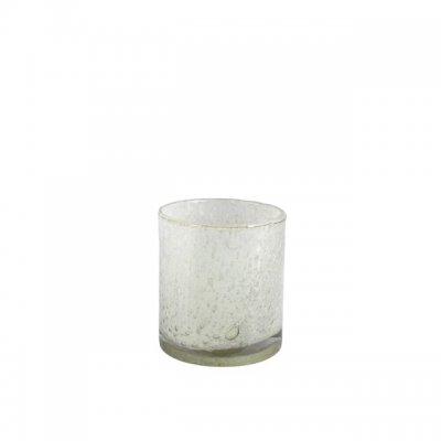 Ljuslykta Elvira Vit 8x9,5cm