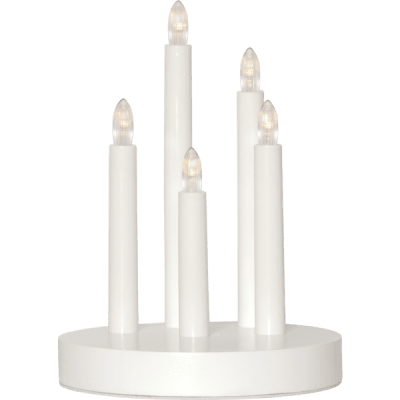 Ljusstake Doris Vit 17,5x24cm