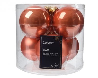 Julkula 8cm Orange 6-pack