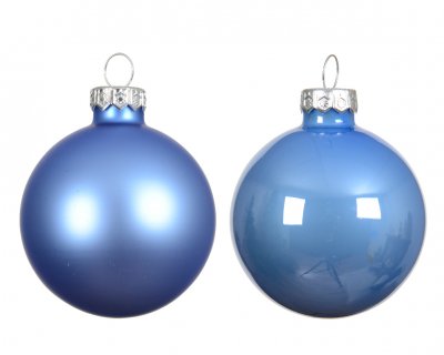 Julkula 8cm Blå 6-pack Sky blue