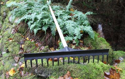 Rake Anläggningskratta Svart