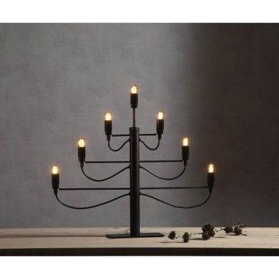 Ljusstake Milano Svart 60x52,5x10cm