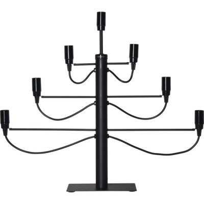 Ljusstake Milano Svart 60x52,5x10cm