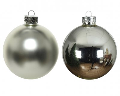Julkula 10cm Silver 6-pack
