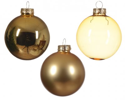 Julkula Mix Guld 7cm 21-pack