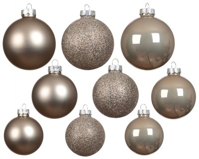 Julkula 5-7cm Beige Mix 42-pack Smokey Pearl