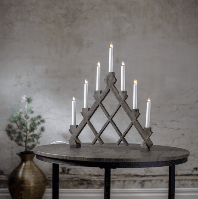Ljusstake Rut Brun 43x53x7cm