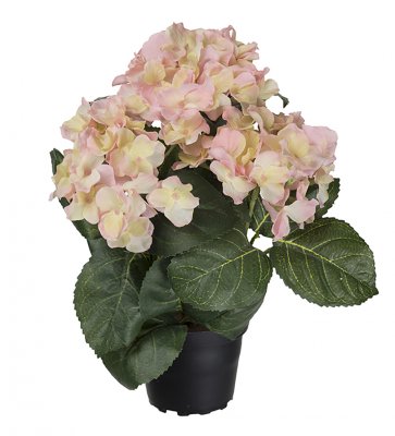 Hortensia Ljusrosa 30cm, Konstgjord