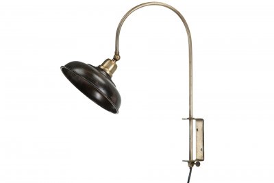 Vägglampa Noa Antik Brun 20x24x48cm