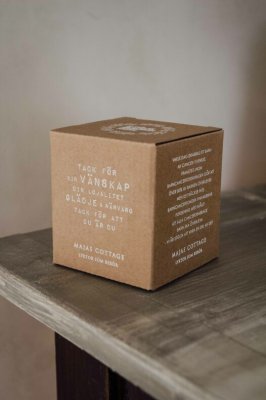 Lykta Tack för din vänskap 7x8cm