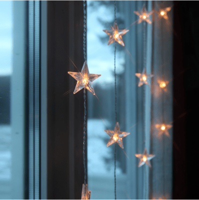 Ljusgardin Star 90x200cm