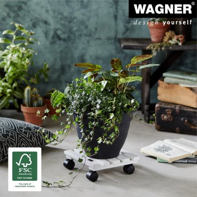 Rullvagn Natur 25x25cm