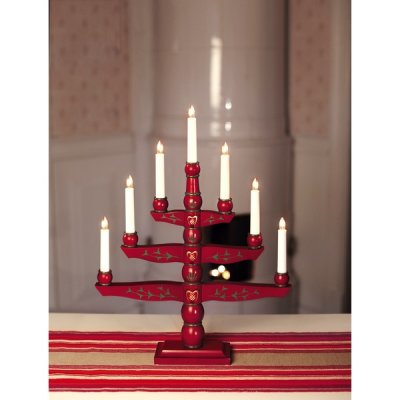 Ljusstake Tradition Röd 42x54x9cm