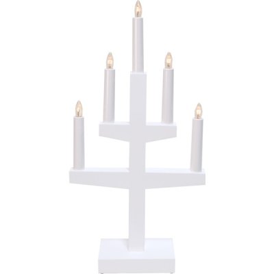 Ljusstake Trapp Vit 24x46x9cm