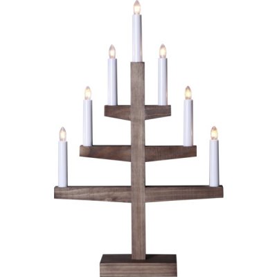 Ljusstake Trapp Brun 34x54x9cm