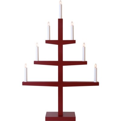 Ljusstake Tripp Röd 49x77x10cm