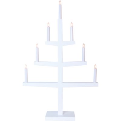 Ljusstake Tripp Vit 49x77x10cm
