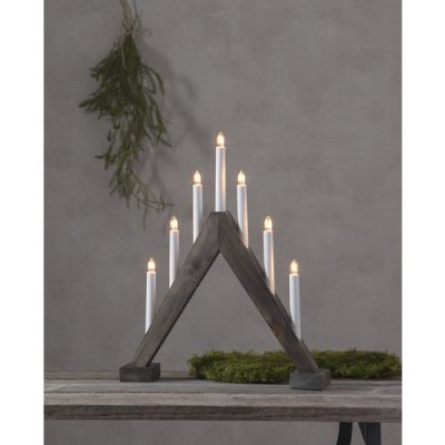 Ljusstake Trill Brun 40x47x8cm
