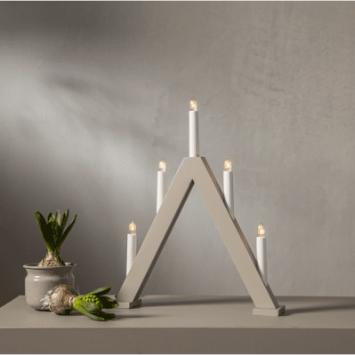 Ljusstake Albo Beige 34x41x6cm