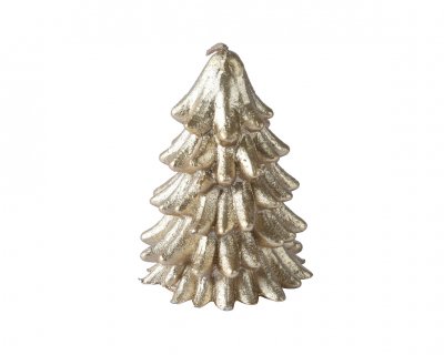 Ljus Gran Champagne 8,5x8,5x10,5cm