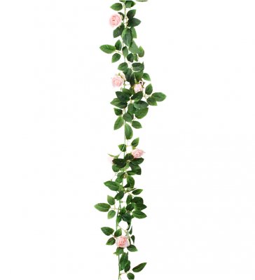 Rosgirlang Rosa 160cm, Konstgjord