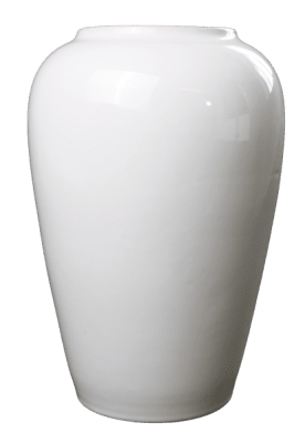 Vas Keramik Vit 20x29cm