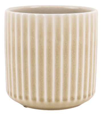 Kruka med ränder 13x14cm