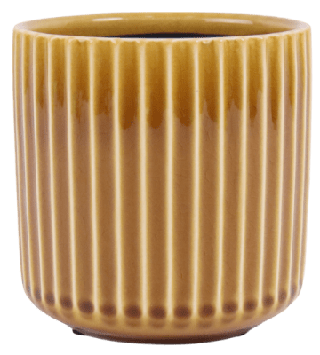 Kruka med ränder 13x14cm