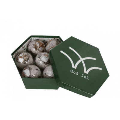 Julgranskulor 7-pack i Box Grön 7,5cm
